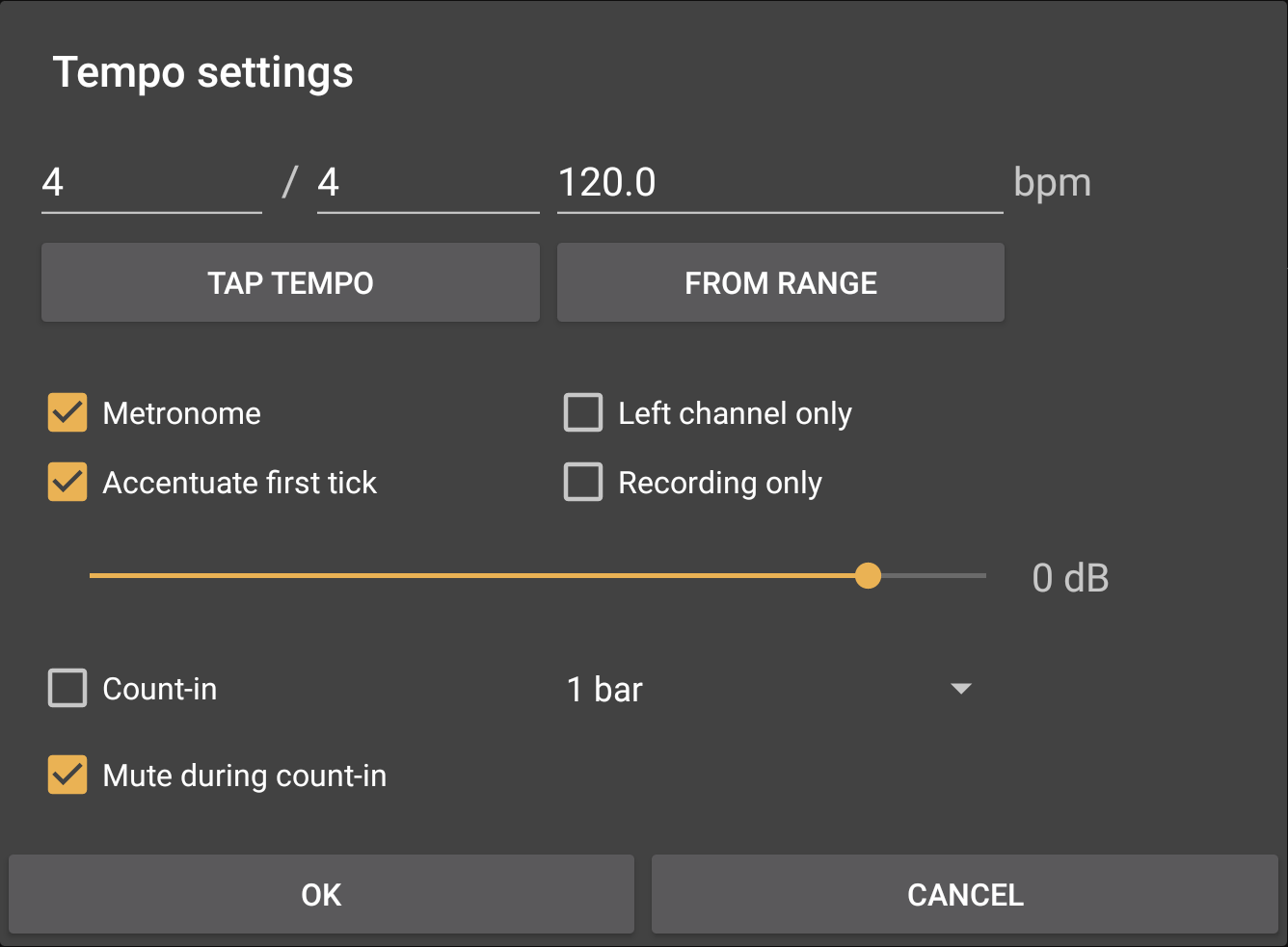 Setting the Tempo